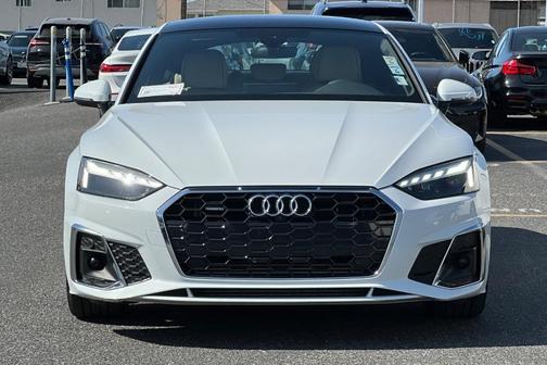 Glacier White Metallic 2023 Audi A5 Sportback 45 S Line Premium Plus