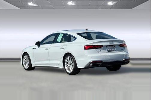 Glacier White Metallic 2023 Audi A5 Sportback 45 S Line Premium Plus