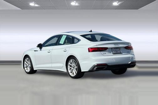 Glacier White Metallic 2023 Audi A5 Sportback 45 S Line Premium Plus