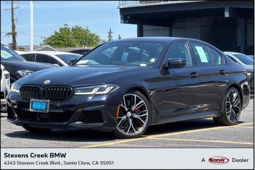Carbon Black Metallic 2023 BMW M550 i Xdrive