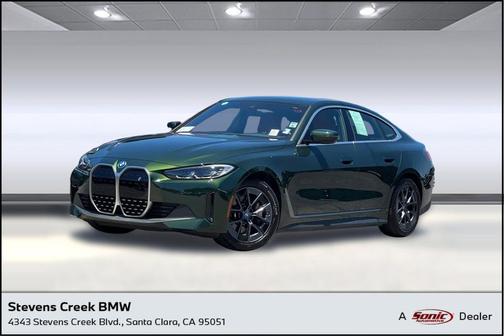 San Remo Green Metallic 2023 BMW i4 Gran Coupe eDrive35