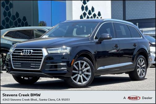 Black 2019 Audi Q7 55 Premium Plus