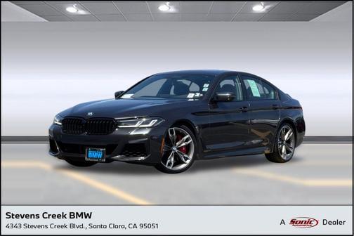 Dark Graphite Metallic 2022 BMW M550 i Xdrive