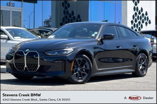 Black Sapphire Metallic 2023 BMW i4 Gran Coupe eDrive35