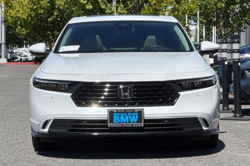 Platinum White Pearl 2024 Honda Accord Hybrid EX-L