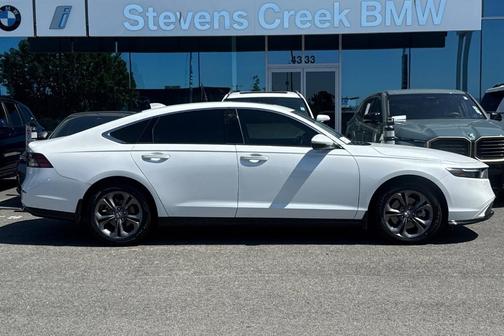 Platinum White Pearl 2024 Honda Accord Hybrid EX-L
