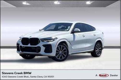 Alpine White 2023 BMW X6 xDrive40i
