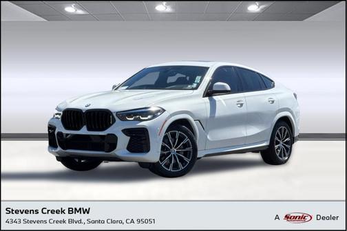 Alpine White 2023 BMW X6 xDrive40i