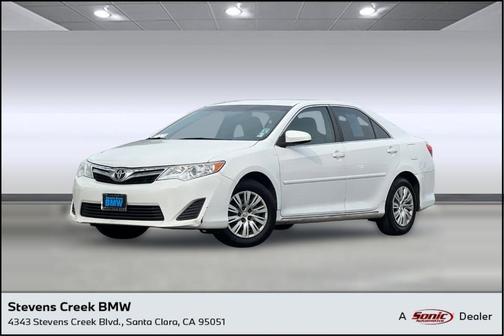 Super White 2012 Toyota Camry LE