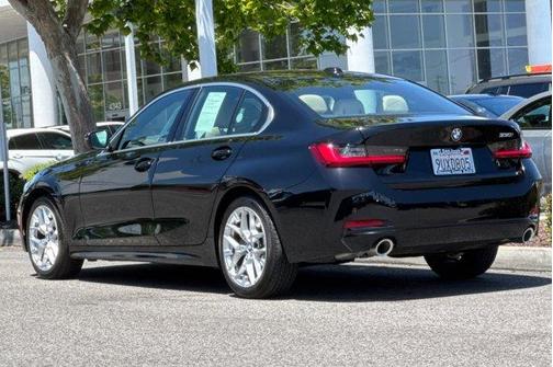 Jet Black 2025 BMW 330 330i Sedan