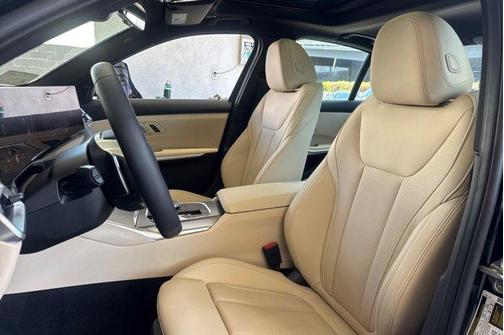 Jet Black 2025 BMW 330 330i Sedan