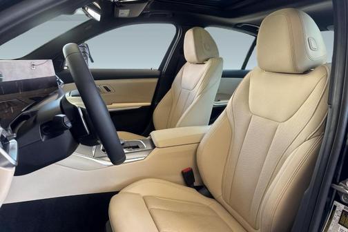 Jet Black 2025 BMW 330 330i Sedan
