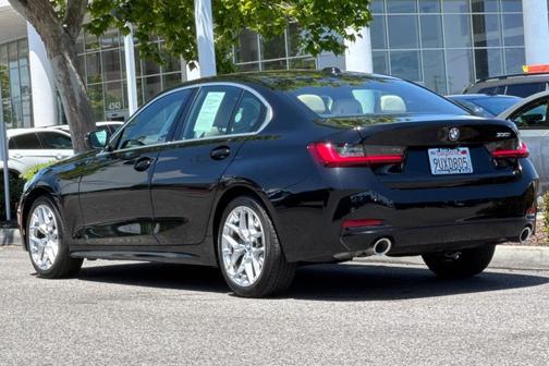 Jet Black 2025 BMW 330 330i Sedan