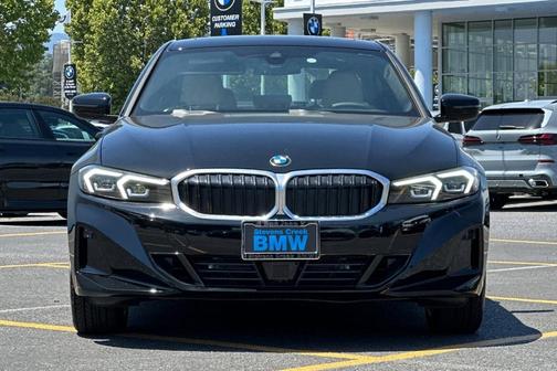 Jet Black 2025 BMW 330 330i Sedan