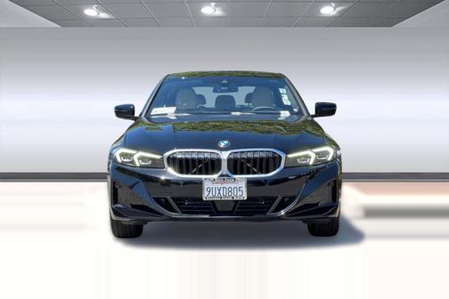 Jet Black 2025 BMW 330 330i Sedan
