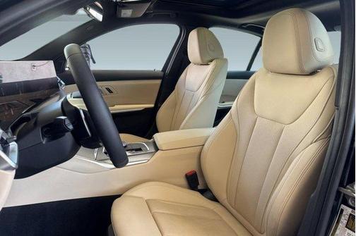 Jet Black 2025 BMW 330 330i Sedan