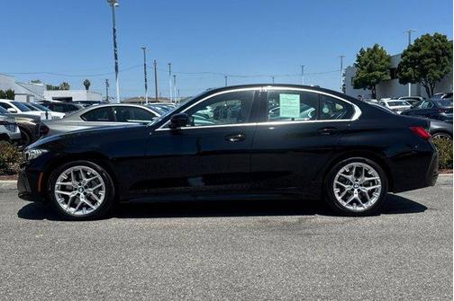 Jet Black 2025 BMW 330 330i Sedan