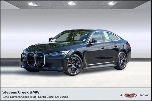 Black Sapphire Metallic 2024 BMW i4 Gran Coupe eDrive40