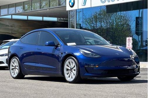 Deep Blue Metallic 2021 Tesla Model 3 Long Range
