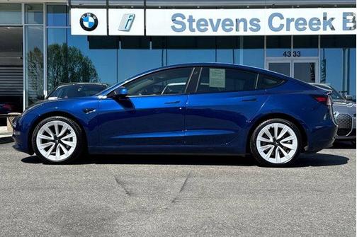 Deep Blue Metallic 2021 Tesla Model 3 Long Range