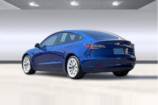 Deep Blue Metallic 2021 Tesla Model 3 Long Range