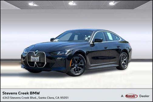 Black Sapphire Metallic 2025 BMW i4 Gran Coupe eDrive40