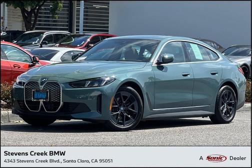 Cape York Green Metallic 2025 BMW i4 Gran Coupe eDrive40
