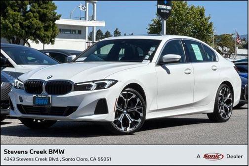 Alpine White 2025 BMW 330 330i Sedan
