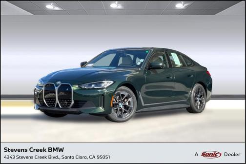 San Remo Green Metallic 2023 BMW i4 Gran Coupe eDrive35