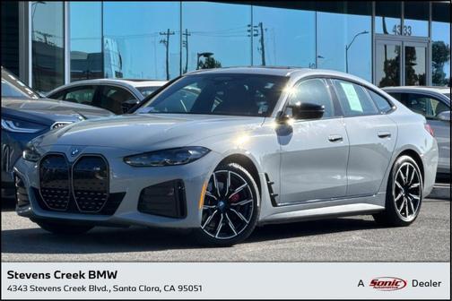 Brooklyn Grey Metallic 2024 BMW i4 Gran Coupe M50