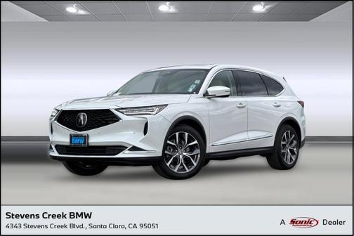 Platinum White Pearl 2023 Acura MDX Technology Package