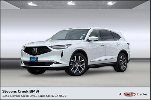 Platinum White Pearl 2023 Acura MDX Technology Package