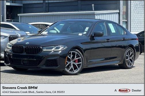 Black Sapphire Metallic 2023 BMW M550 i Xdrive