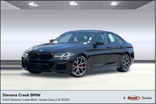 Black Sapphire Metallic 2023 BMW M550 i Xdrive