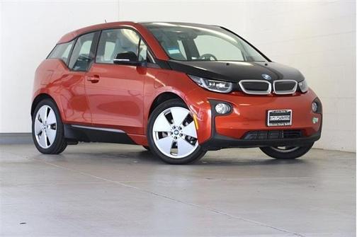 Solar Orange Metallic w/Frozen Gray Accent 2015 BMW i3 Base w/Range Extender