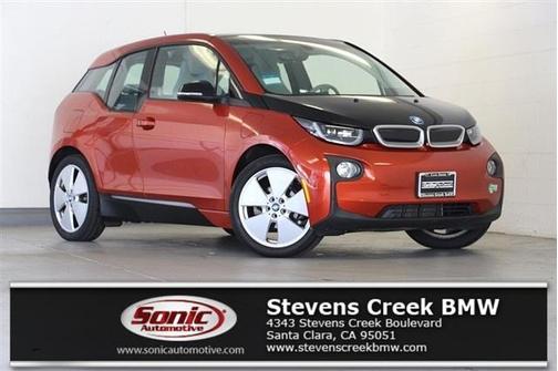 Solar Orange Metallic w/Frozen Gray Accent 2015 BMW i3 Base w/Range Extender