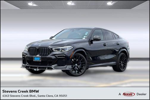 Black Sapphire Metallic 2023 BMW X6 M50i