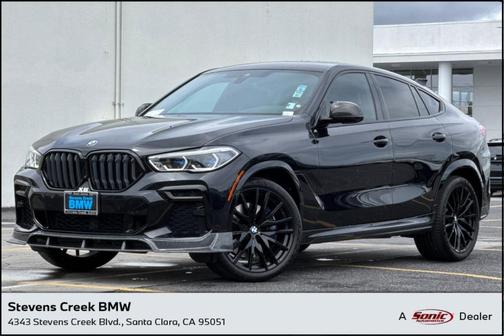 Black Sapphire Metallic 2023 BMW X6 M50i