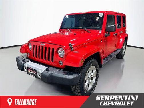 Firecracker Red Clear Coat 2015 Jeep Wrangler Unlimited Sahara