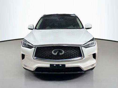 Lunar White 2019 INFINITI QX50 Luxe