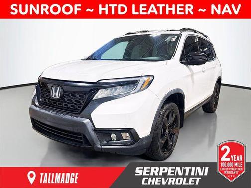 Platinum White Pearl 2021 Honda Passport AWD Elite