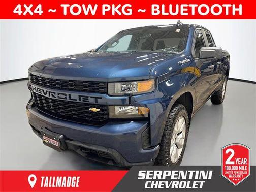 Northsky Blue Metallic 2019 Chevrolet Silverado 1500 Custom