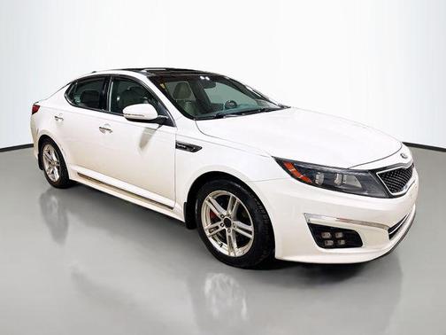 Snow White Pearl 2014 Kia Optima SXL Turbo