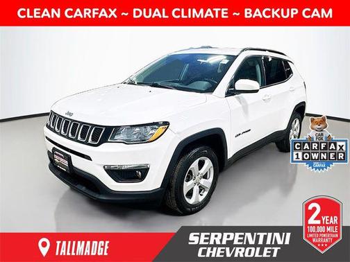 White Clearcoat 2019 Jeep Compass Latitude