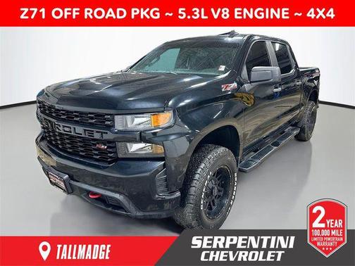 Black 2021 Chevrolet Silverado 1500 Custom Trail Boss