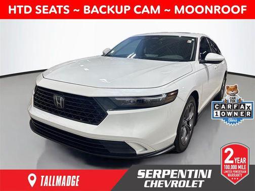 Platinum White Pearl 2024 Honda Accord EX