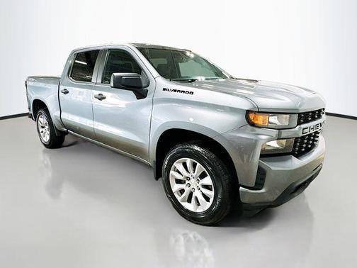 Satin Steel Metallic 2021 Chevrolet Silverado 1500 Custom