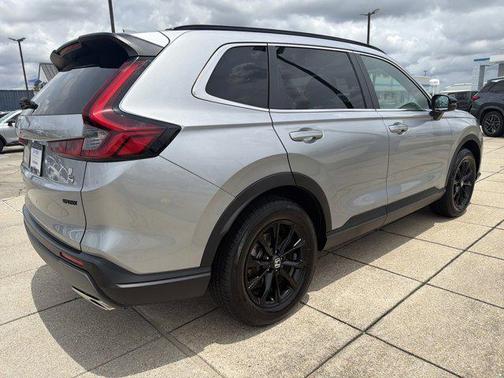 Solar Silver Metallic 2025 Honda CR-V Hybrid Sport AWD