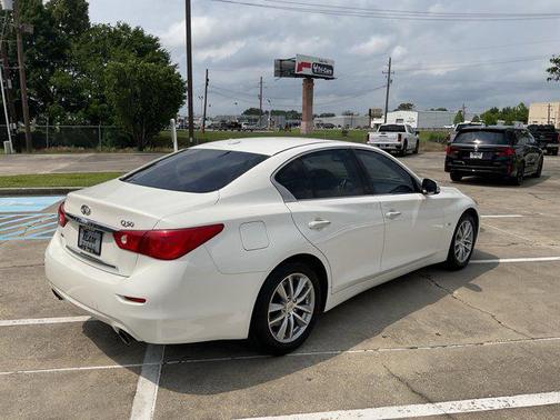 Moonlight White 2014 INFINITI Q50 Premium