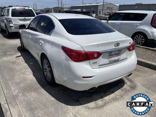 Moonlight White 2014 INFINITI Q50 Premium